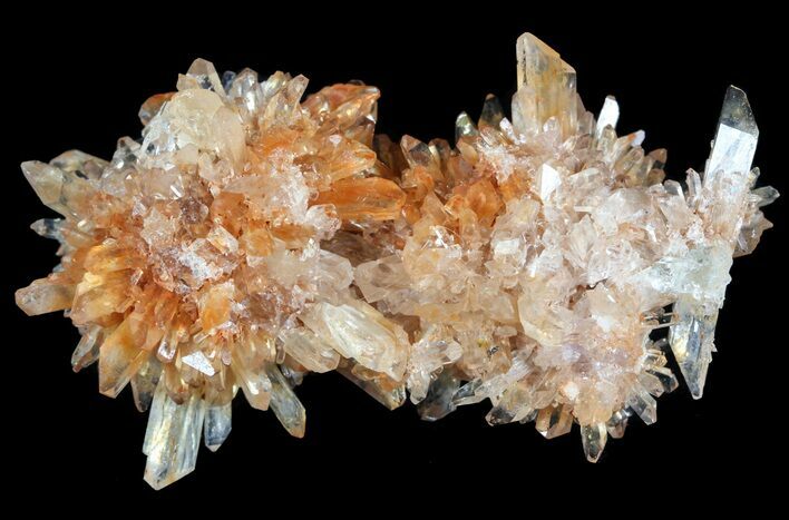 Orange Creedite Crystal Cluster - Durango, Mexico #51647